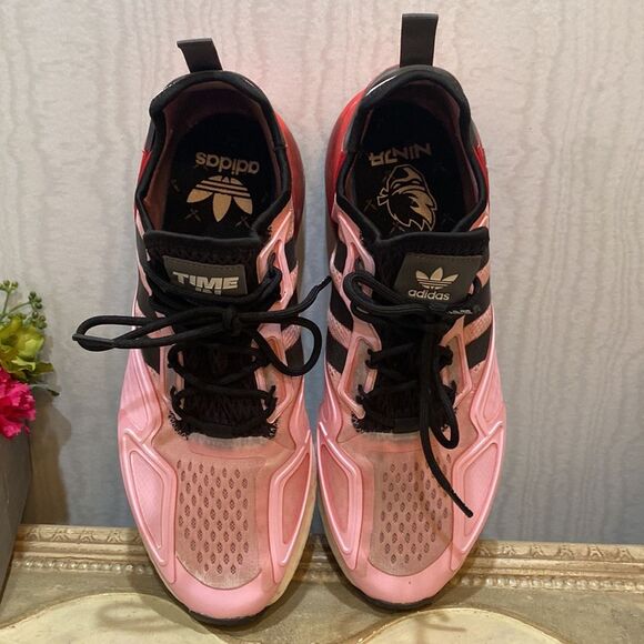 Adidas X Ninja ZX 2K Boost Pink Red Sz 10.5 - Picture 6 of 14
